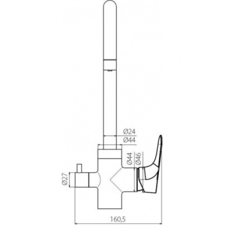 Смеситель для кухни с каналом для питьевой воды Damixa Merkur 400730000 хром - фото 3