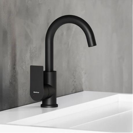 Смеситель для раковины Damixa Apollo 470220300 черный - фото 3