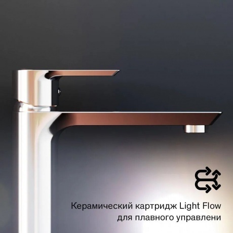 Смеситель для раковины высокий Damixa Apollo 470250000 хром - фото 7