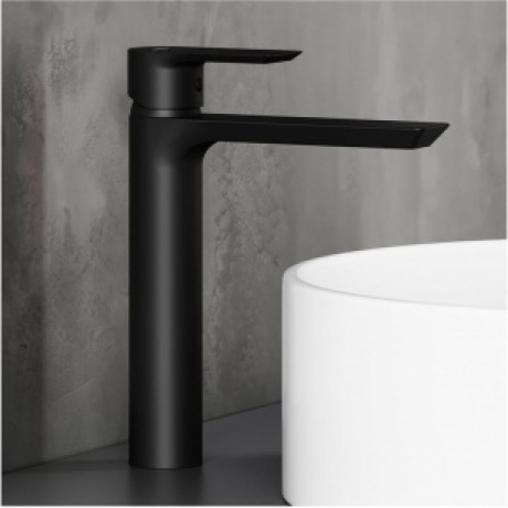 Смеситель для раковины высокий Damixa Apollo 470250300 черный - фото 4