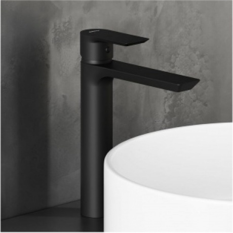 Смеситель для раковины высокий Damixa Apollo 470250300 черный - фото 5