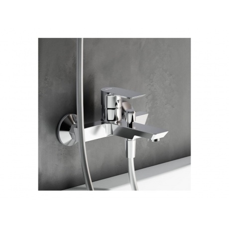 471000001 Apollo Смеситель для ванны и душа, хром - фото 6