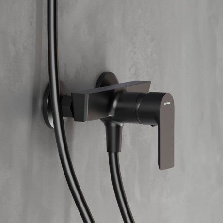 472000300 Apollo Смеситель для душа, черный - фото 5