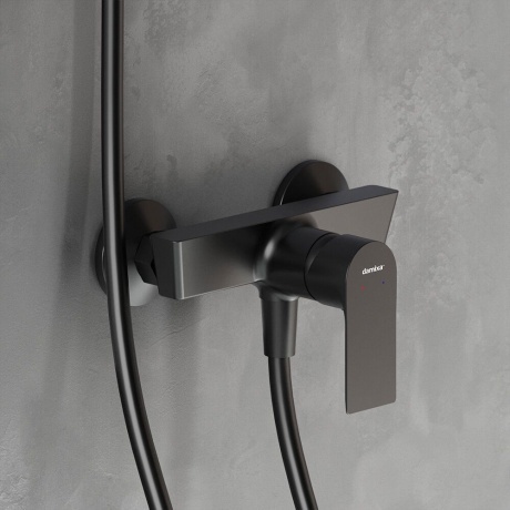 472000300 Apollo Смеситель для душа, черный - фото 6