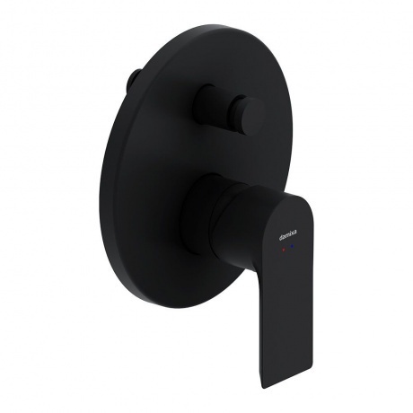 

477100300 Apollo Встраиваемый смеситель для ванной и душа, черный