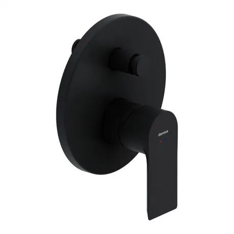 477100300 Apollo Встраиваемый смеситель для ванной и душа, черны...