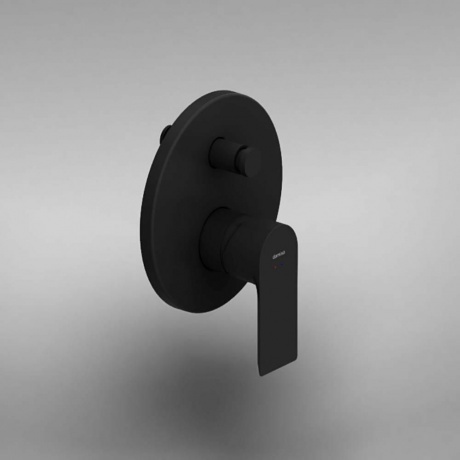 477100300 Apollo Встраиваемый смеситель для ванной и душа, черный - фото 4