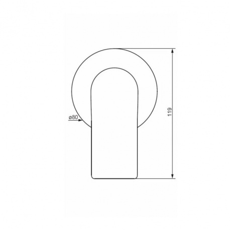 477500300 Apollo Встраиваемый смеситель для душа, черный - фото 2
