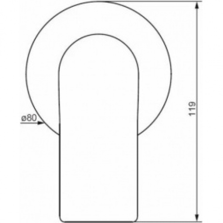 Смеситель для душа встраиваемый Damixa Apollo 477500300 черный - фото 2