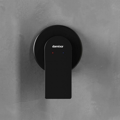 Смеситель для душа встраиваемый Damixa Apollo 477500300 черный - фото 5