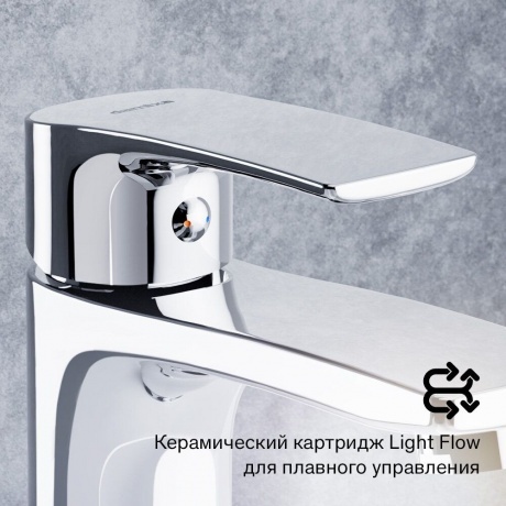 480210300 Eclipse 2.0, смеситель для умывальника, черный - фото 7