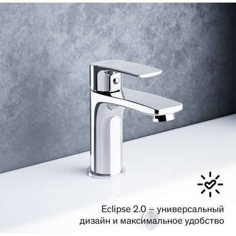 Смеситель для раковины Damixa Eclipse 2.0 480210300 черный - фото 11