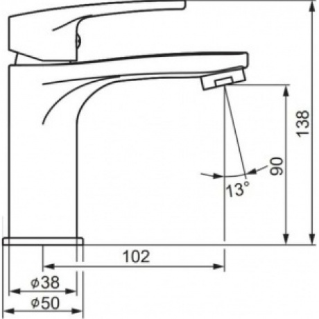 Смеситель для раковины Damixa Eclipse 2.0 480210300 черный - фото 4