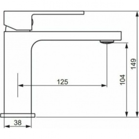 Смеситель для раковины Damixa Gala 530210500 розовое золото - фото 4