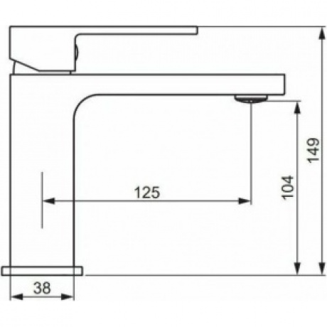 Смеситель для раковины Damixa Gala 530210600 золото - фото 4