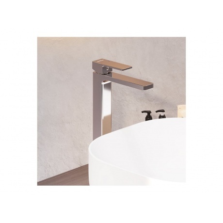 530250000 Gala высокий смеситель для умывальника, хром - фото 4