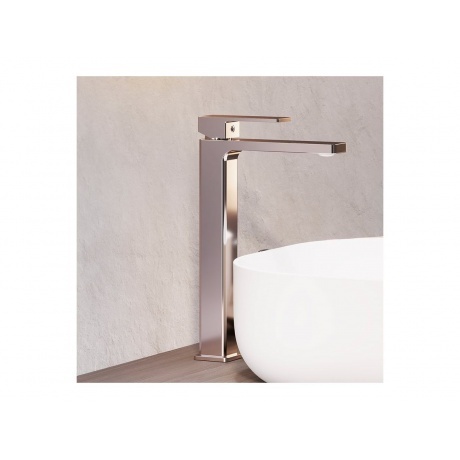 530250000 Gala высокий смеситель для умывальника, хром - фото 5