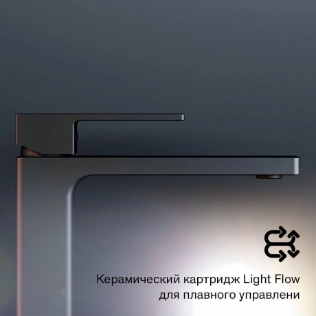 530250300 Gala высокий смеситель для умывальника, чёрный - фото 7