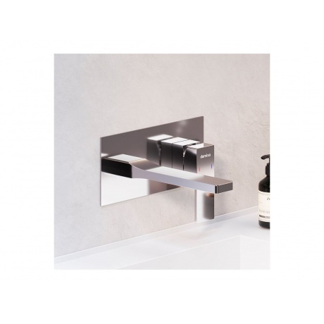 530260000 Gala  встраиваемый смеситель для умывальника, хром - фото 3