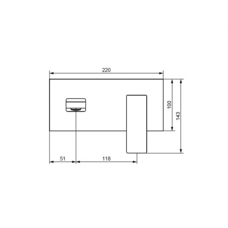 530260000 Gala  встраиваемый смеситель для умывальника, хром - фото 4