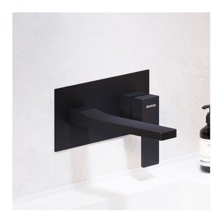 530260300 Gala встраиваемый смеситель для умывальника, чёрный - фото 2