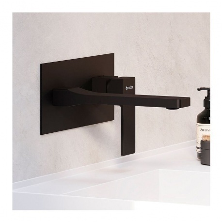 530260300 Gala встраиваемый смеситель для умывальника, чёрный - фото 3