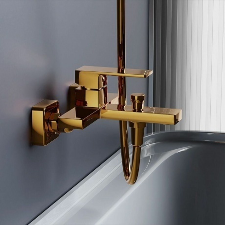 531000600 Gala, смеситель для ванной и душа, золото - фото 3