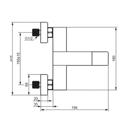 531000600 Gala, смеситель для ванной и душа, золото - фото 4
