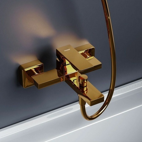 Смеситель для ванной и душа Damixa Gala 531000600 золото - фото 2