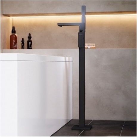 Смеситель для ванны Damixa Gala 535000300 черный - фото 4