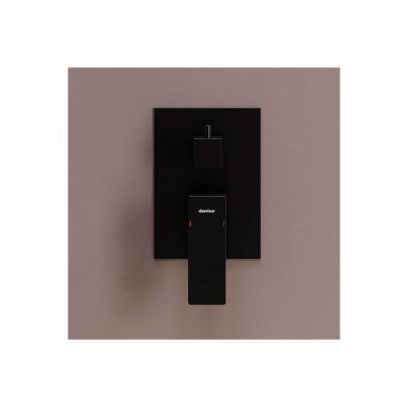 537100300 Gala встраиваемый смеситель для ванны - душа, чёрный - фото 4