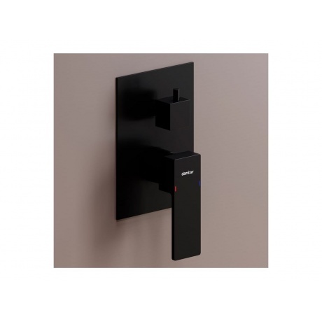 537100300 Gala встраиваемый смеситель для ванны - душа, чёрный - фото 5