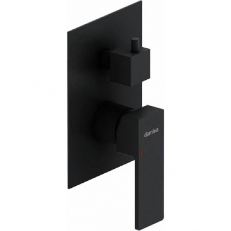 

Смеситель встраиваемый для ванны и душа Damixa Gala 537100300 чёрный