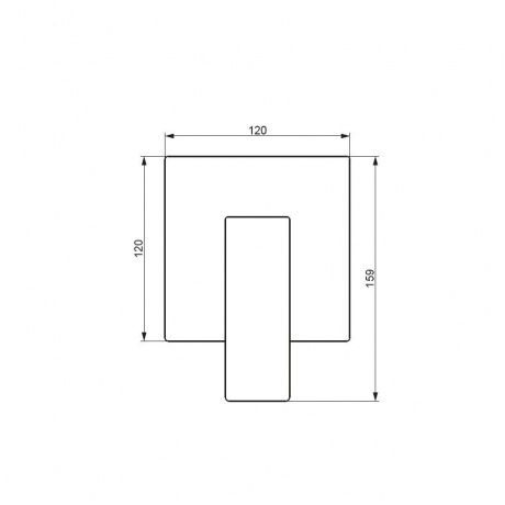 537500000 Gala встраиваемый смеситель для душа, хром - фото 4