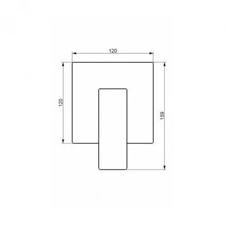 537500300 Gala встраиваемый смеситель для душа, чёрный - фото 2
