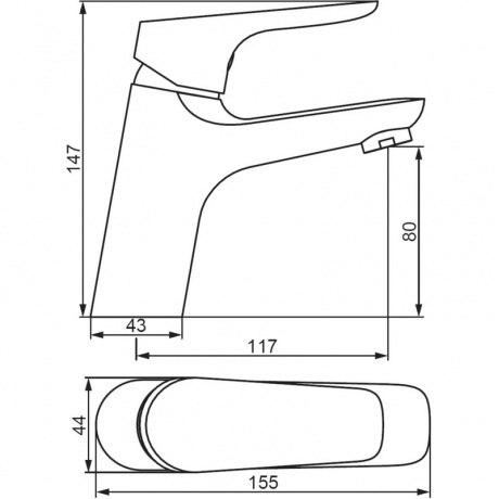 Смеситель для раковины Damixa Jupiter 770210001 хром - фото 2