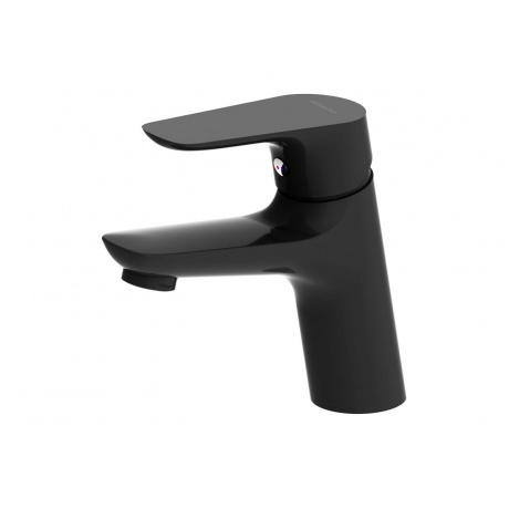 770210301 Jupiter, смеситель для умывальника, черный - фото 1