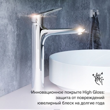 Смеситель для раковины высокий Damixa Jupiter 770250001 хром - фото 11