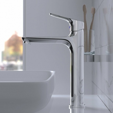 Смеситель для раковины высокий Damixa Jupiter 770250001 хром - фото 7