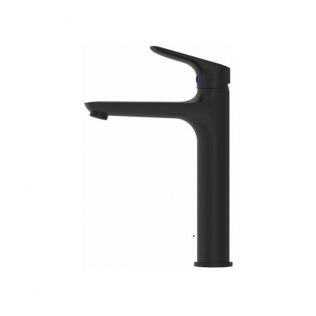 770250301 Jupiter, смеситель для умывальника высокий, черный - фото 3