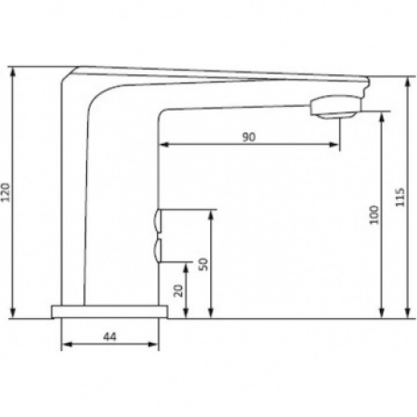 Смеситель для раковины сенсорный Damixa Jupiter 770290000 хром - фото 6