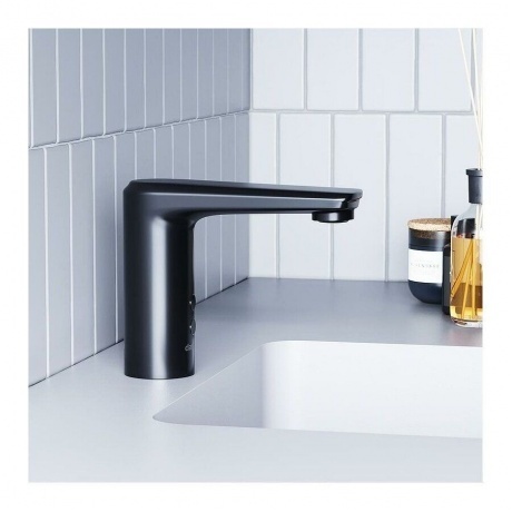 Смеситель для умывальника сенсорный Damixa Jupiter 770290300, черный - фото 3