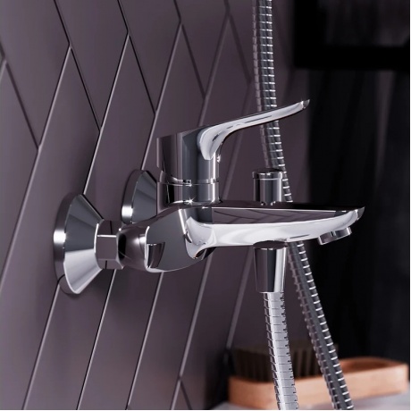 Смеситель для ванны и душа Damixa Jupiter 771000001 хром - фото 3
