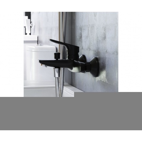 Смеситель для ванны и душа Damixa Jupiter 771000301 черный - фото 11