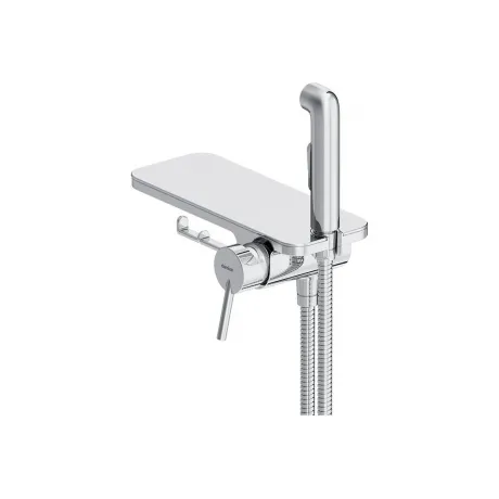 773500001 Jupiter, смеситель монтируемый в стену с гиг. душем и ...