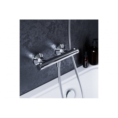 776000000 Jupiter, термостатический смеситель для душа, хром - фото 4