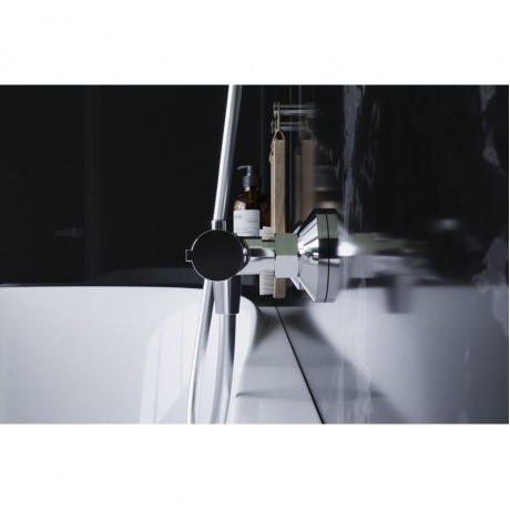 776000000 Jupiter, термостатический смеситель для душа, хром - фото 9