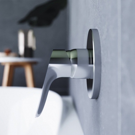 777500001 Jupiter, смеситель монтируемый в стену, хром - фото 11