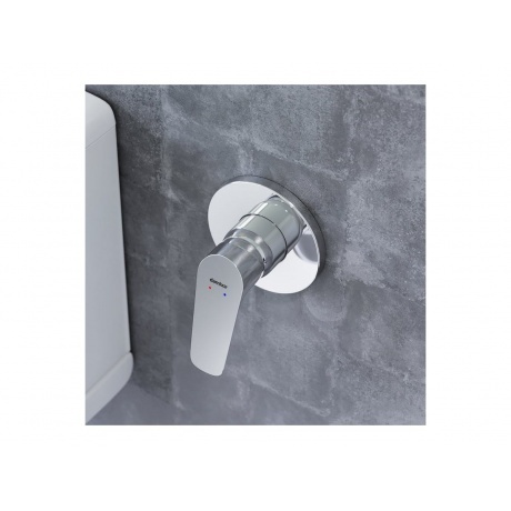 777500001 Jupiter, смеситель монтируемый в стену, хром - фото 8