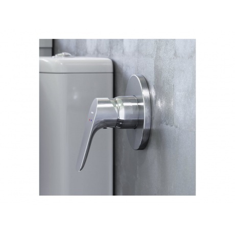 777500001 Jupiter, смеситель монтируемый в стену, хром - фото 9
